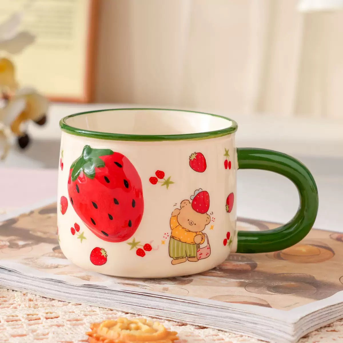 Strawberry Ceramic Mug
