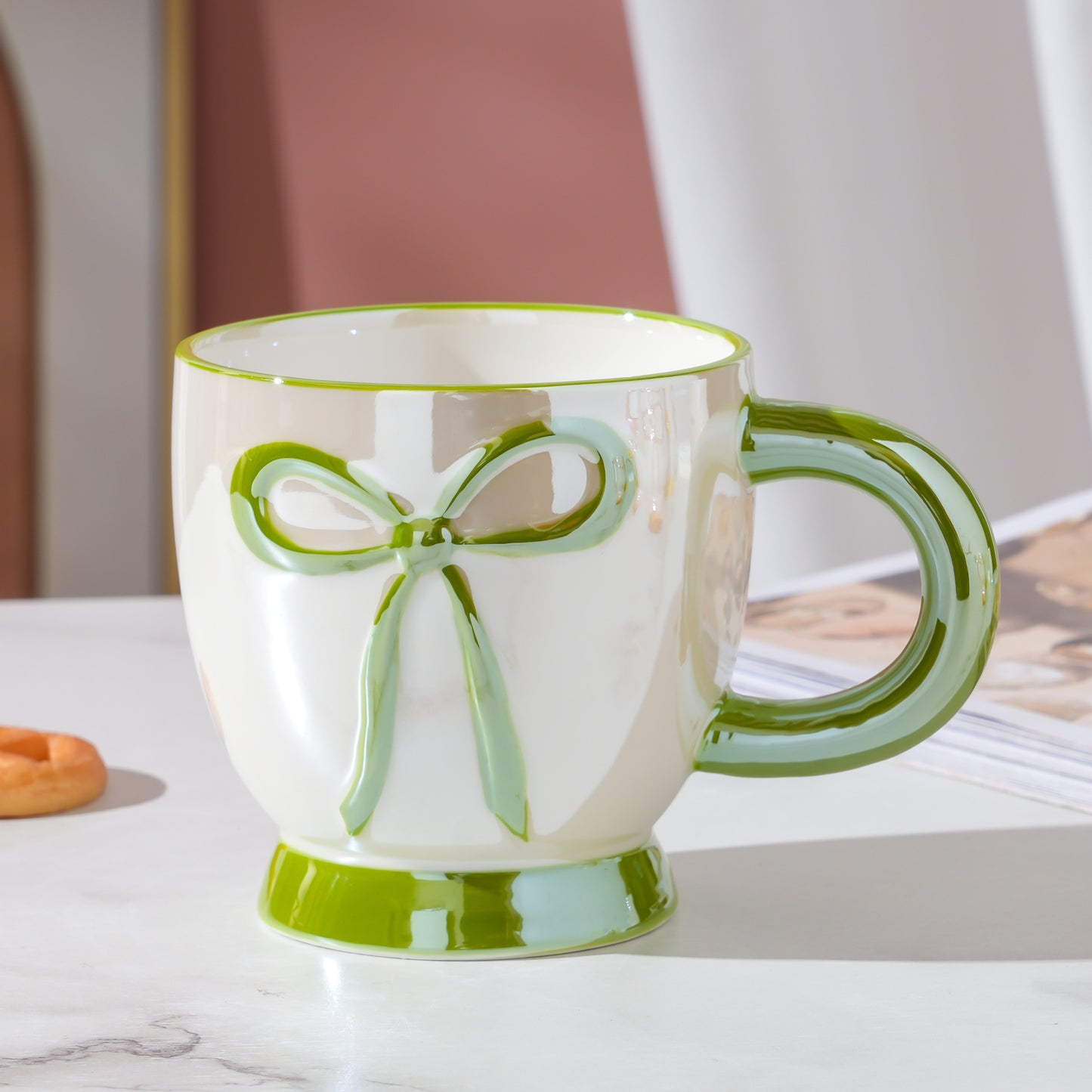 Pinteresty Bow Ceramic Mug