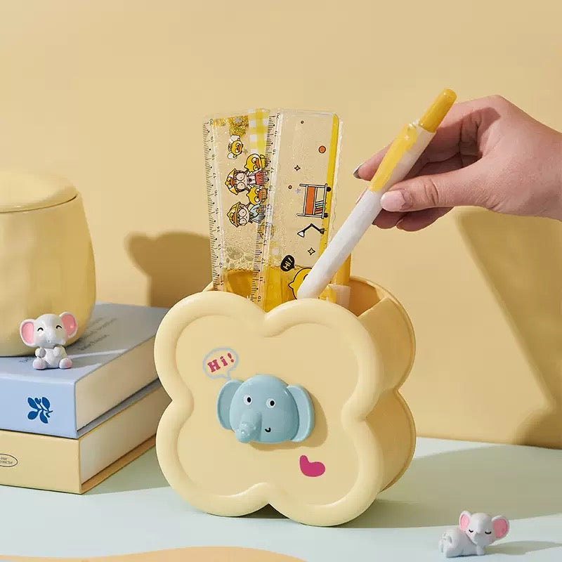 Cute Elephant Desk Organizer
