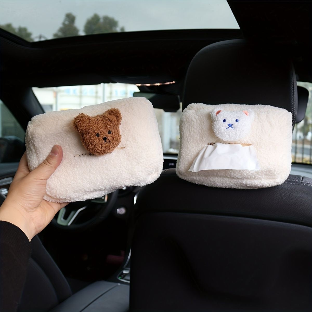 Bear Car Tissue Holder