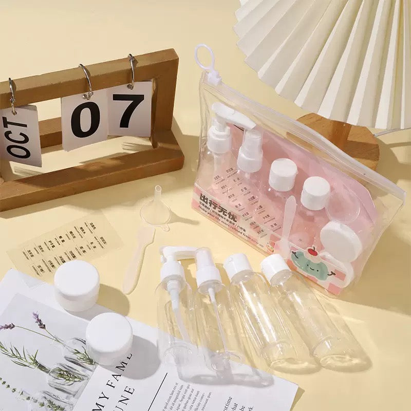 Kawaii Travel Bottle Kit