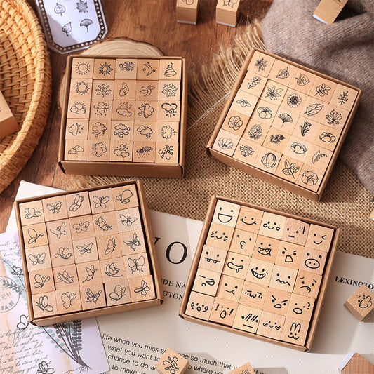 Mini Wooden Journaling Stamp