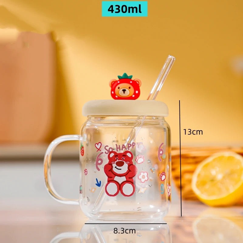 Bear Glass Cup