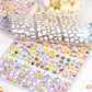 Kawaii Animal Puffy Sticker Set