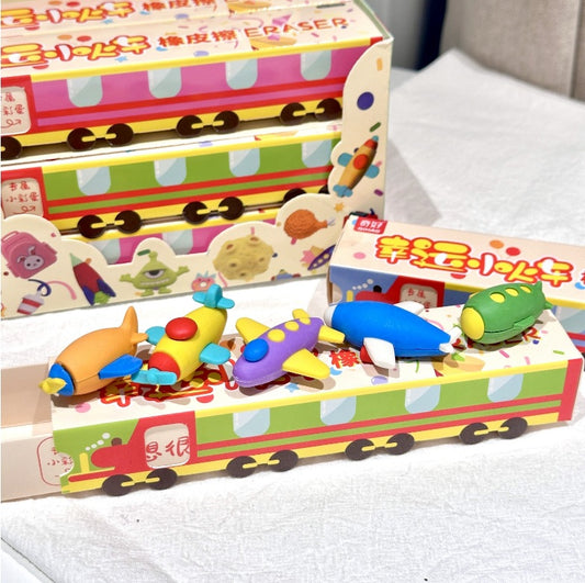 Blind Train Box Eraser