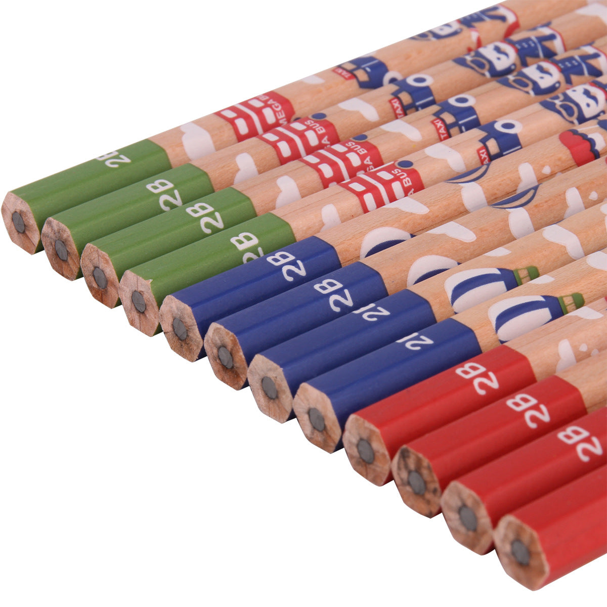 Kawaii Wooden Pencil Set