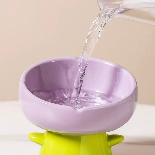 Tulip Cat Bowl