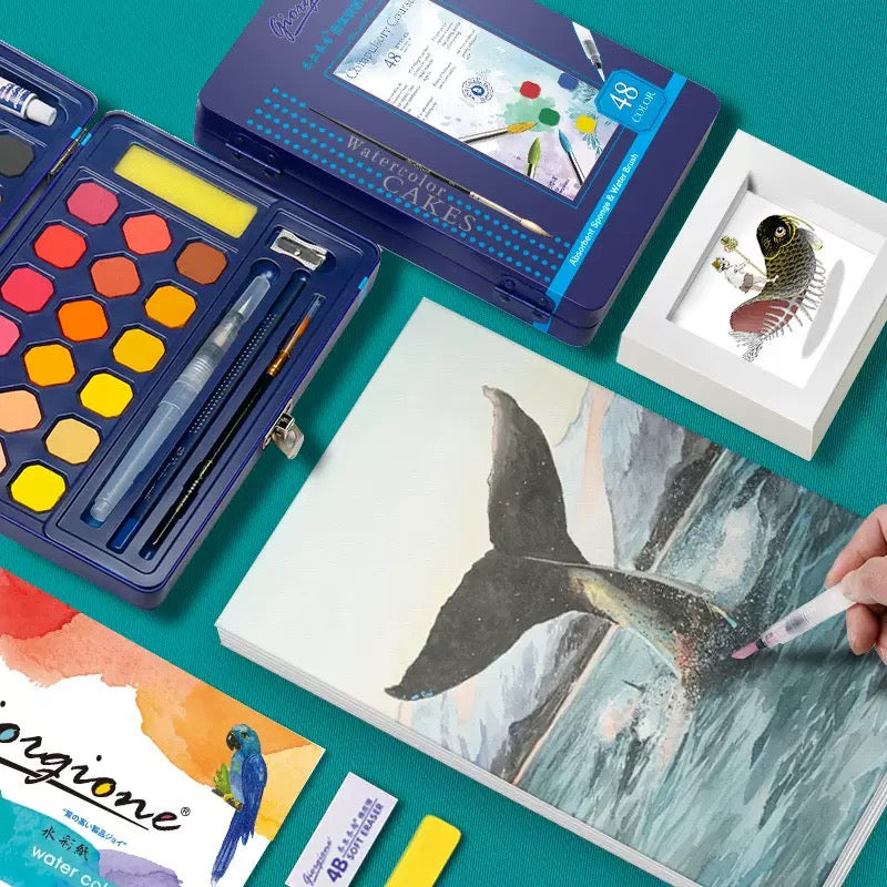 Pastel Splash Watercolor Set