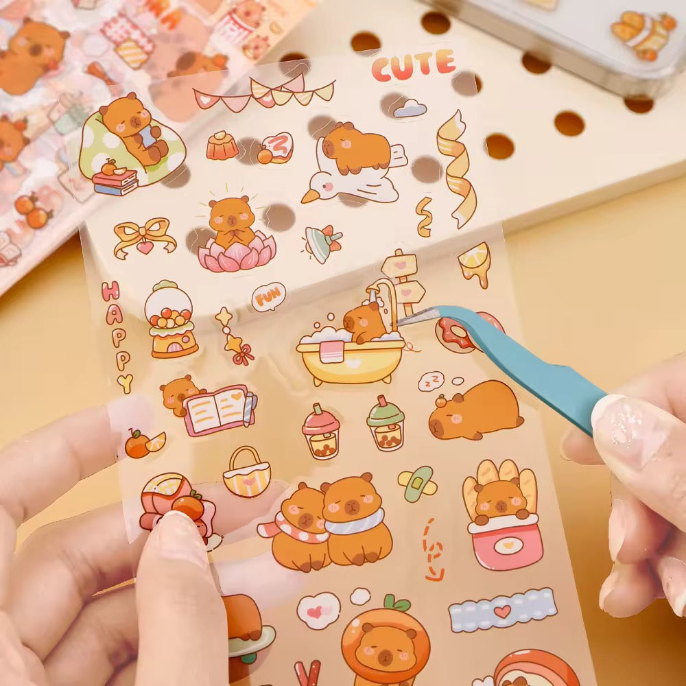 Capybara Deco Sticker