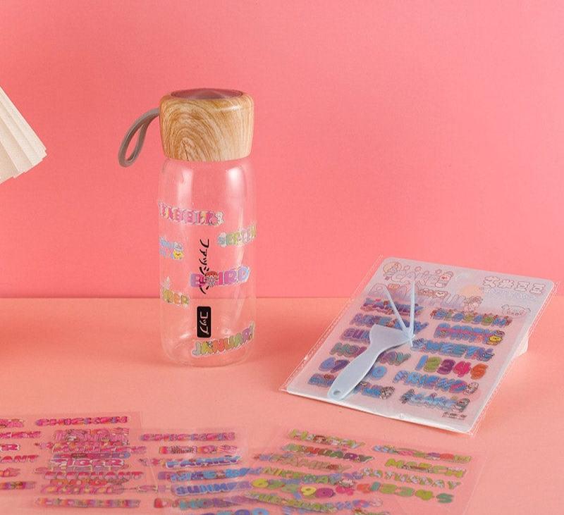 English Font Sticker