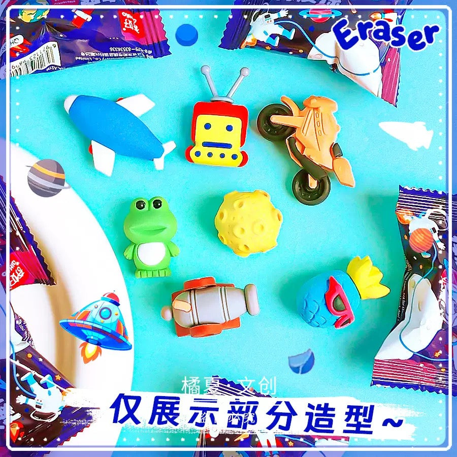 Space Travel Blind Eraser Pack