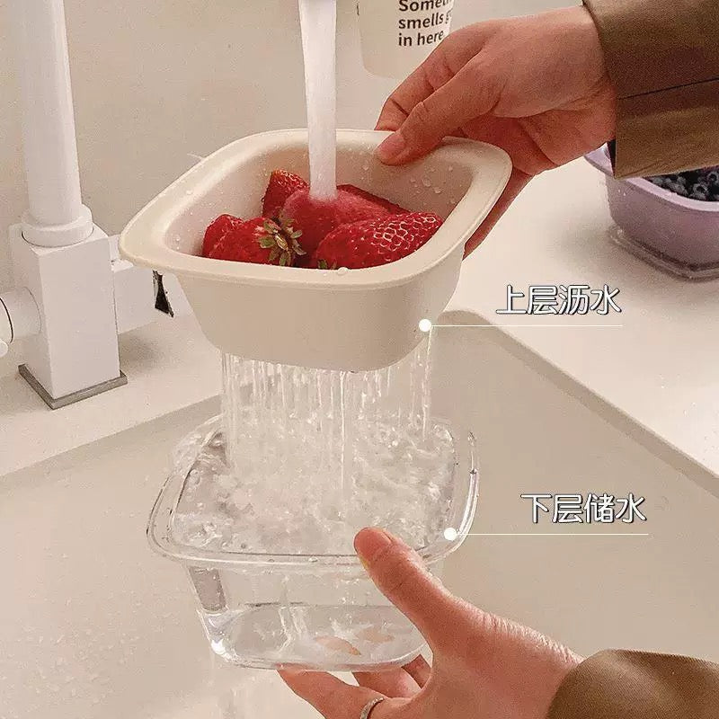 Kawaii Fruit Wash Basket
