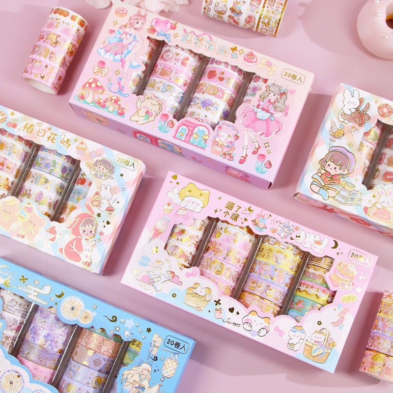 Kawaii Foiled Washitape Box