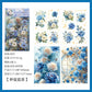 Korean Flower Journal Sticker (4 Sheet)