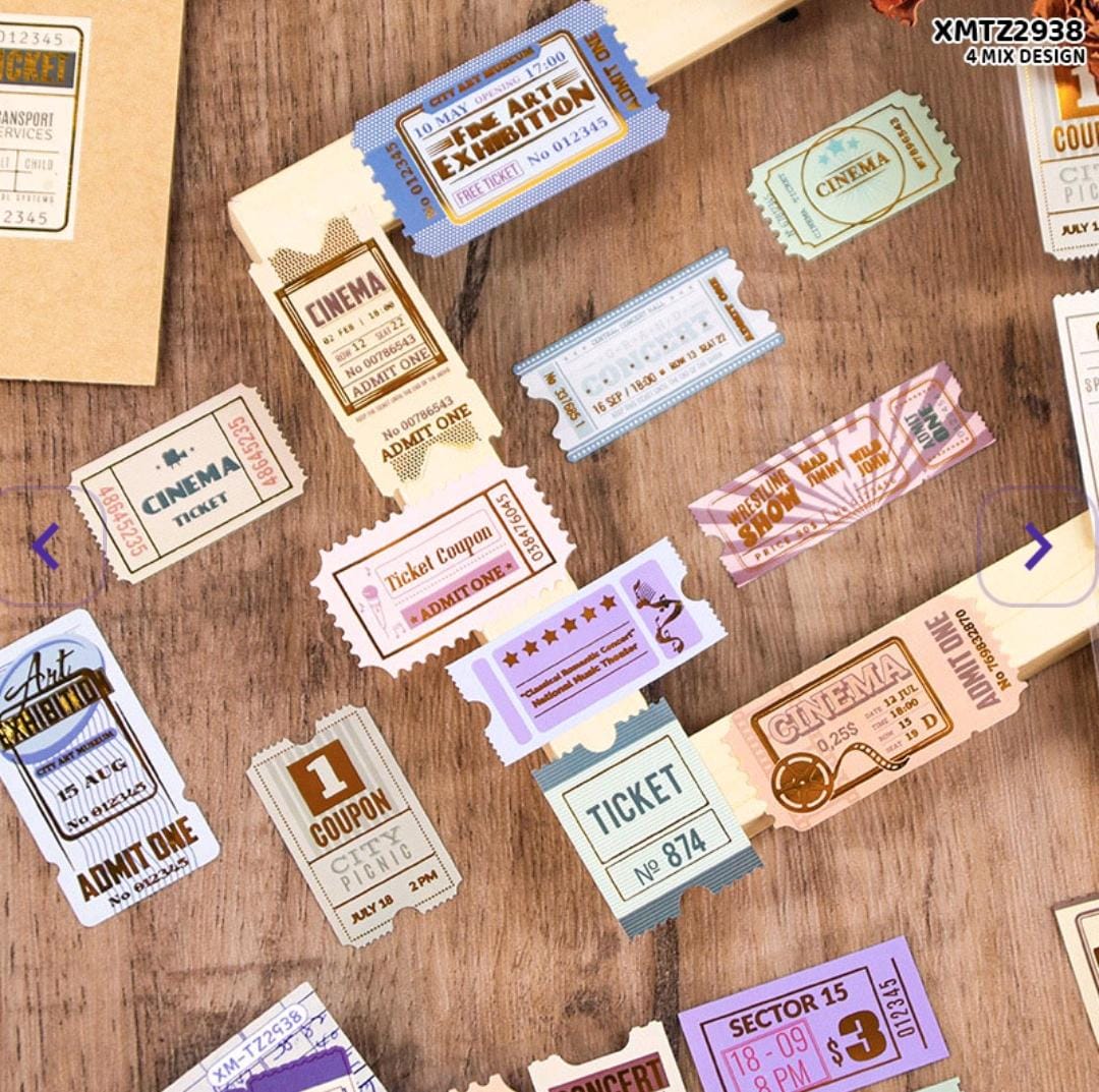 Postal Stamp Journal Sticker