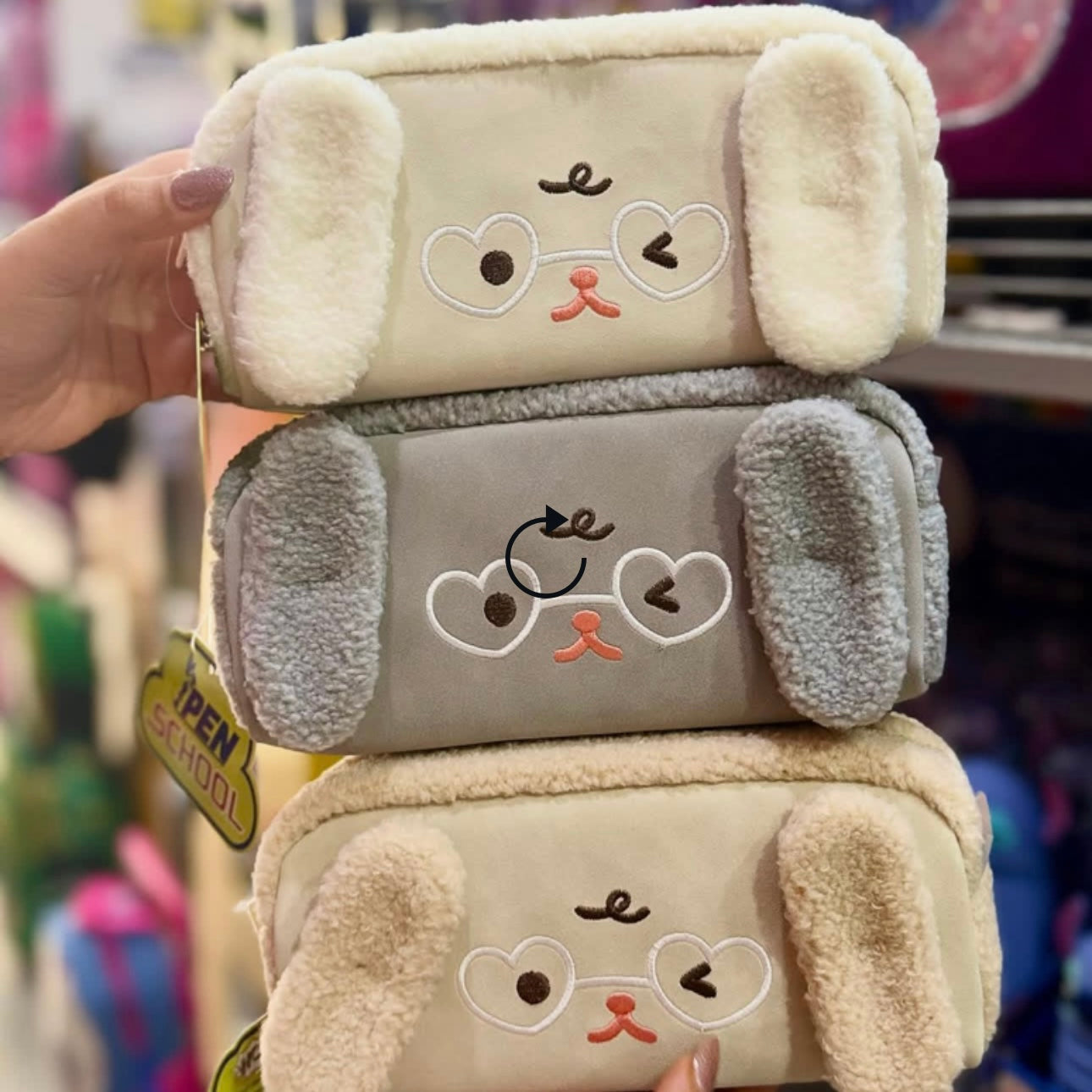 Premium Plush Pencil Case