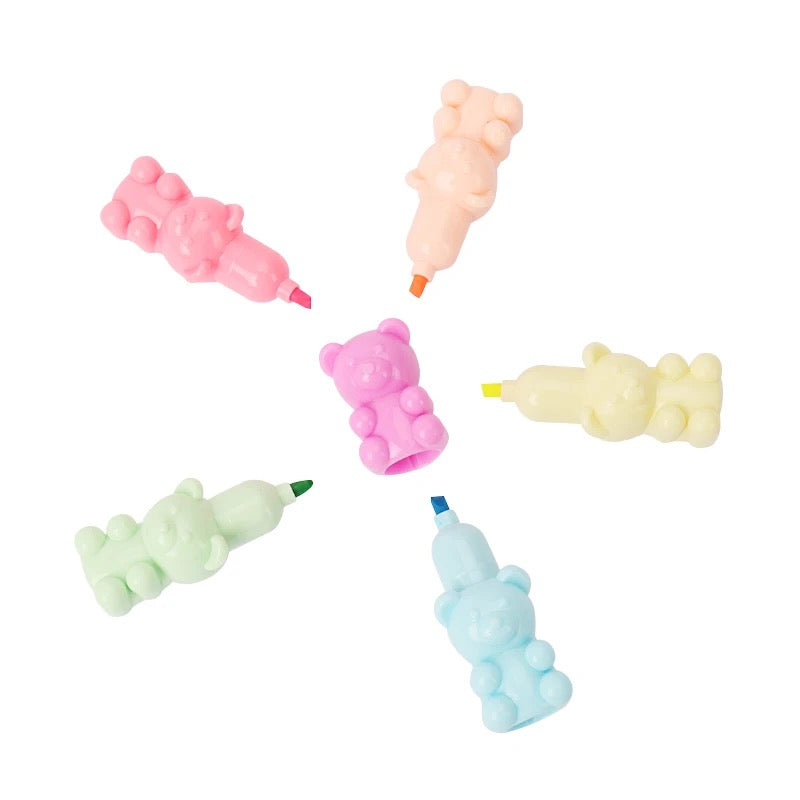 Teddy Highlighter Pens