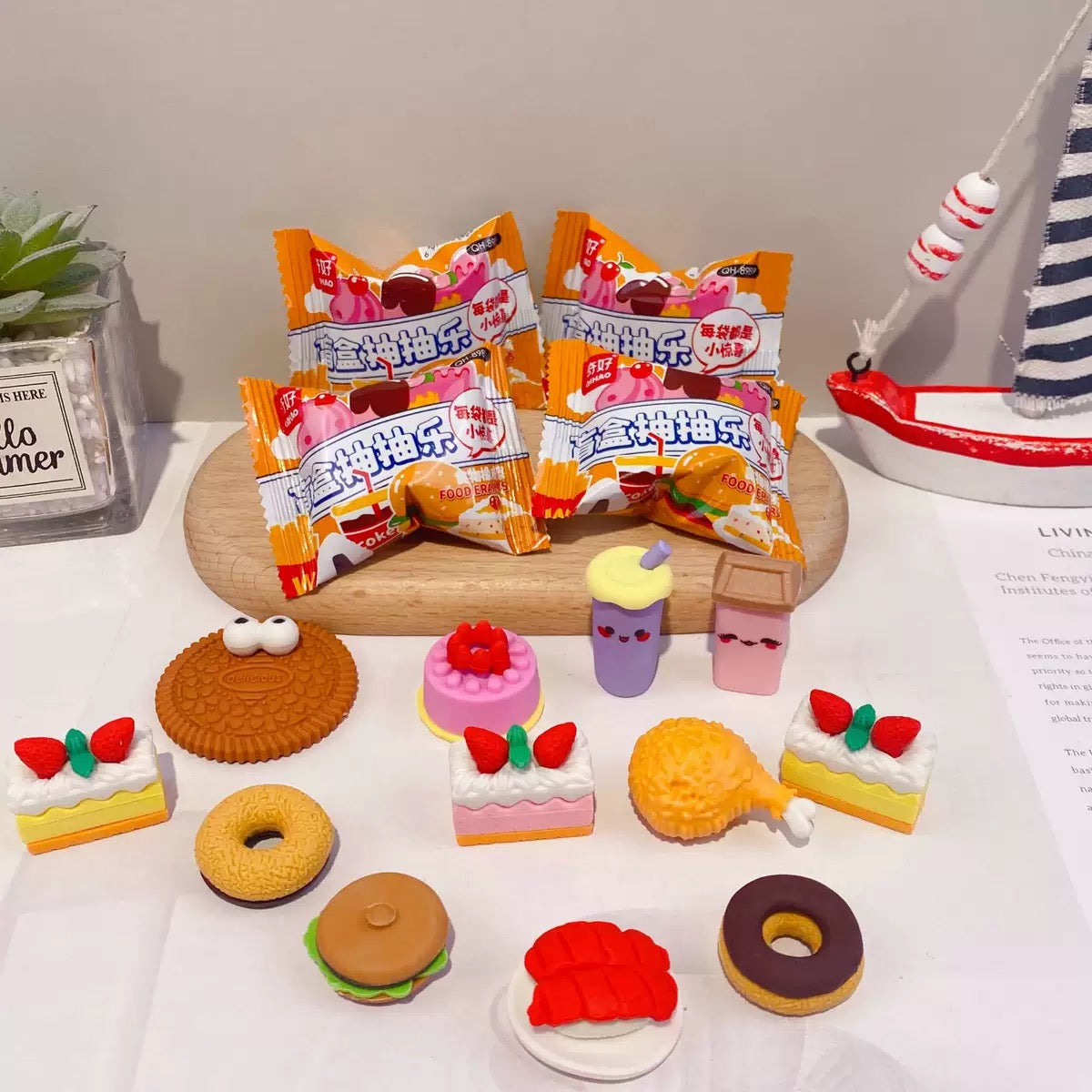 Foodie Blind Eraser Pack