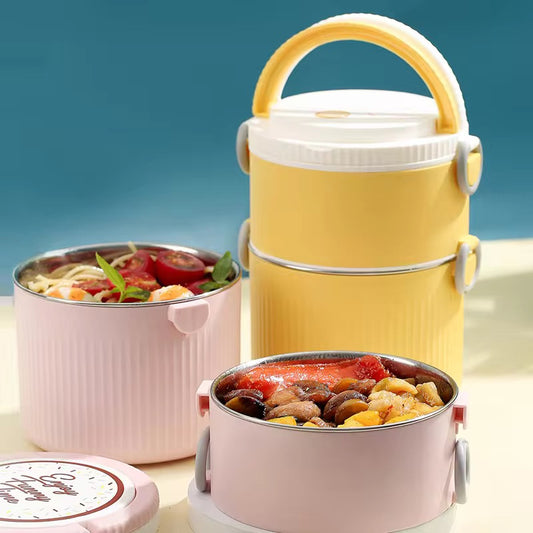 2 Layer Pot Thermal Office Lunch Box