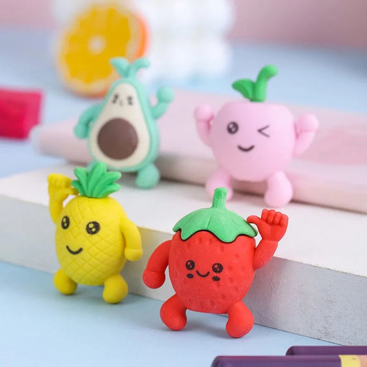 Fruit Eraser 5pcs Set