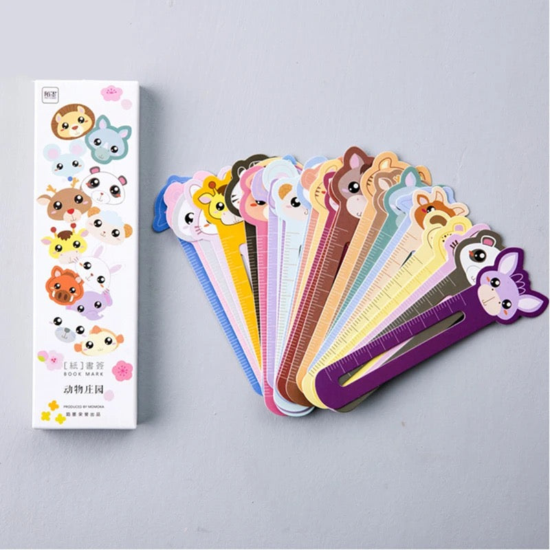 Cute Animal Farm Paper Bookmark