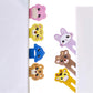 Cute Animal Farm Paper Bookmark