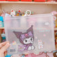 Sanrio and Labubu Transparent A4 File folder
