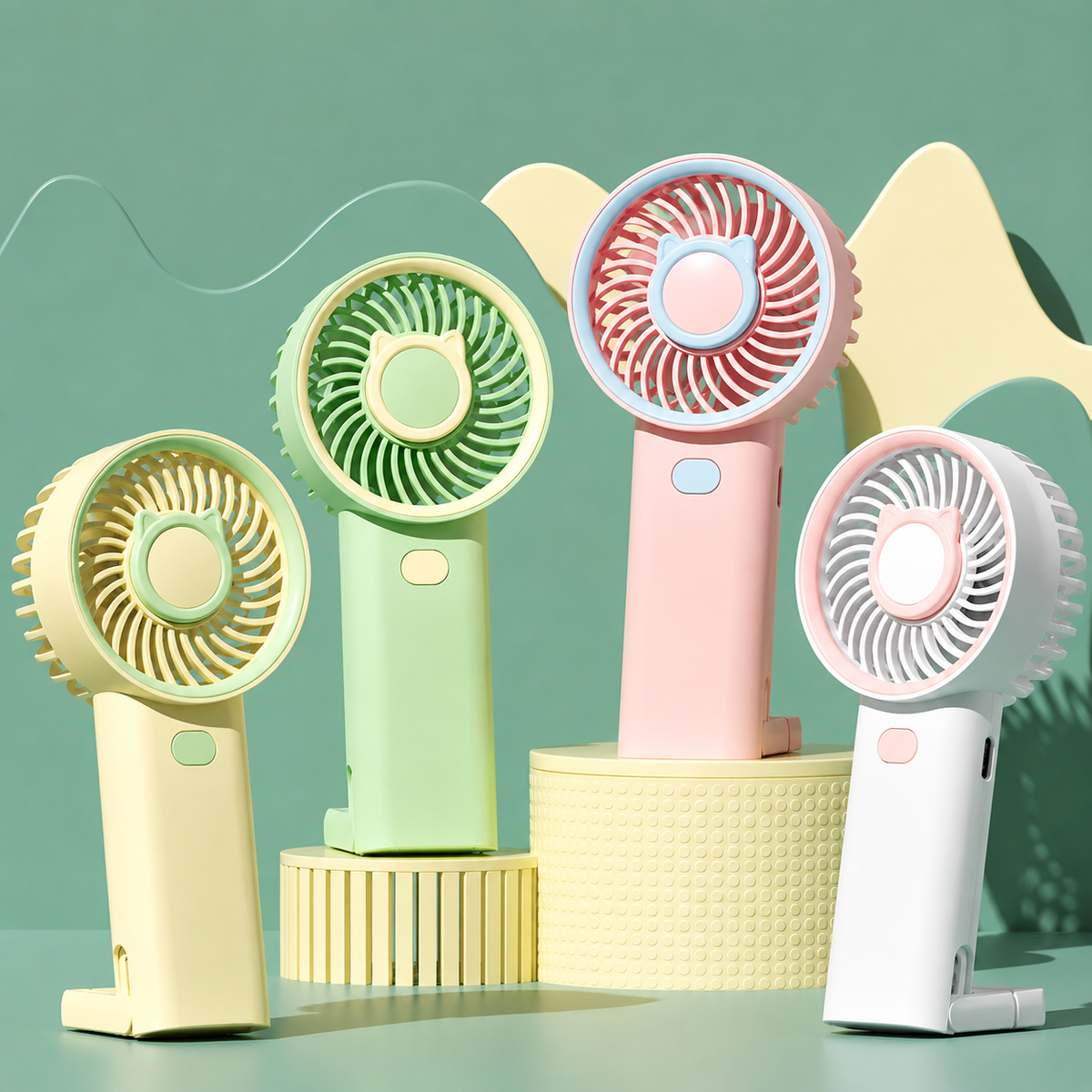 Pastel Mini Fan