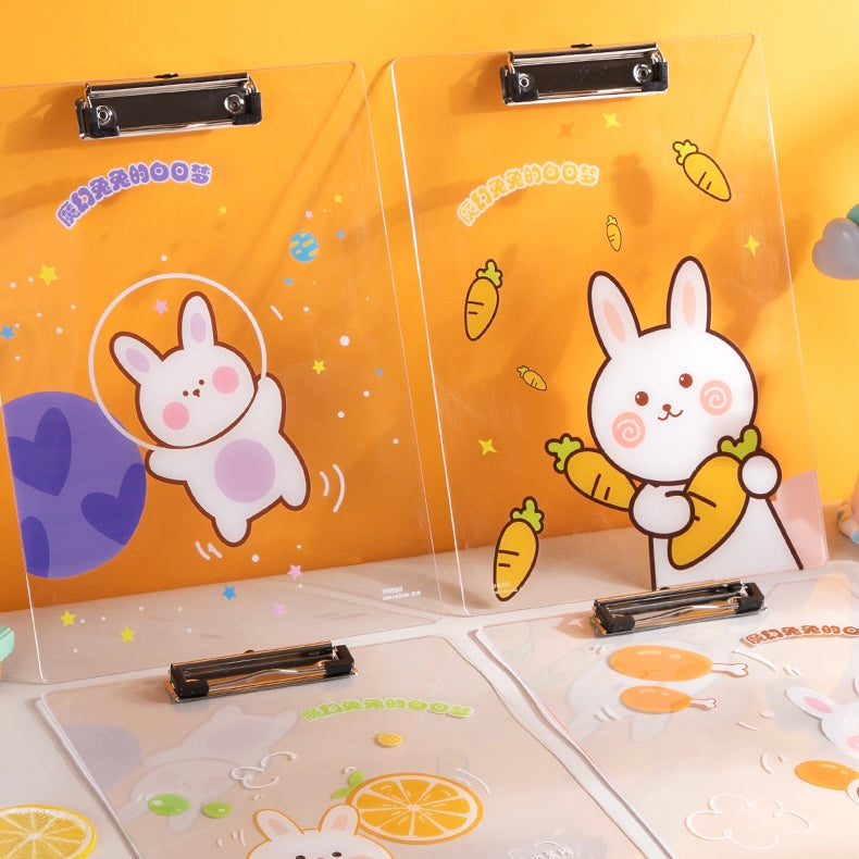 Kawaii Transparent Exam Pad