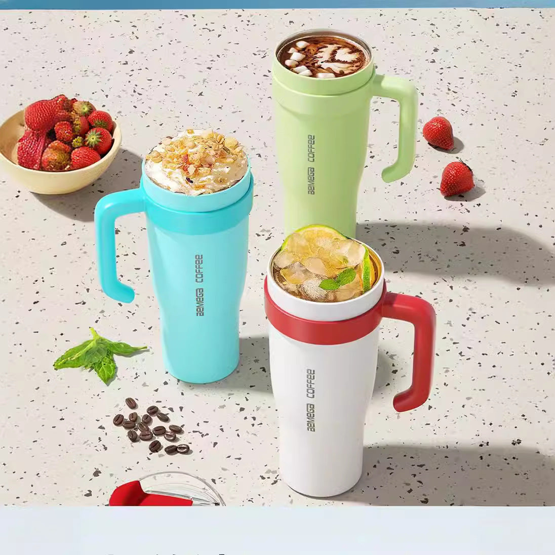 Kawaii Large Coffee Cups