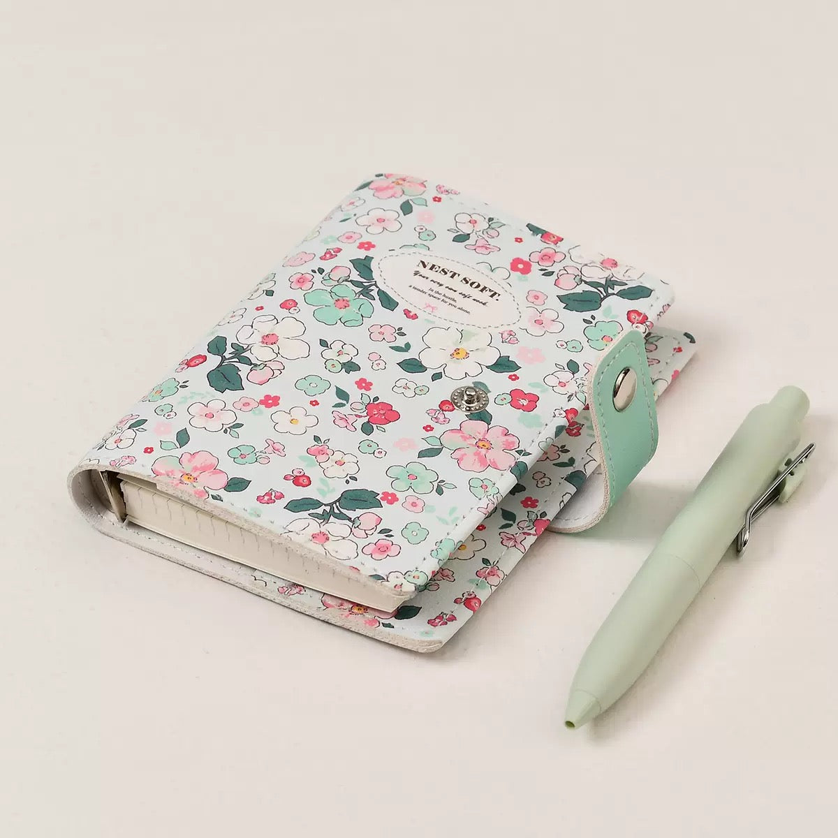 Floral Pocket Ring Journal