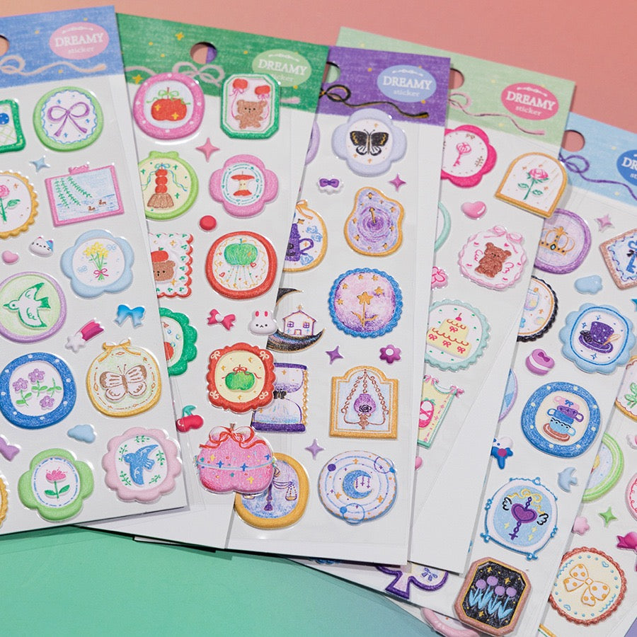 Dreamy Puffy Sticker Sheet