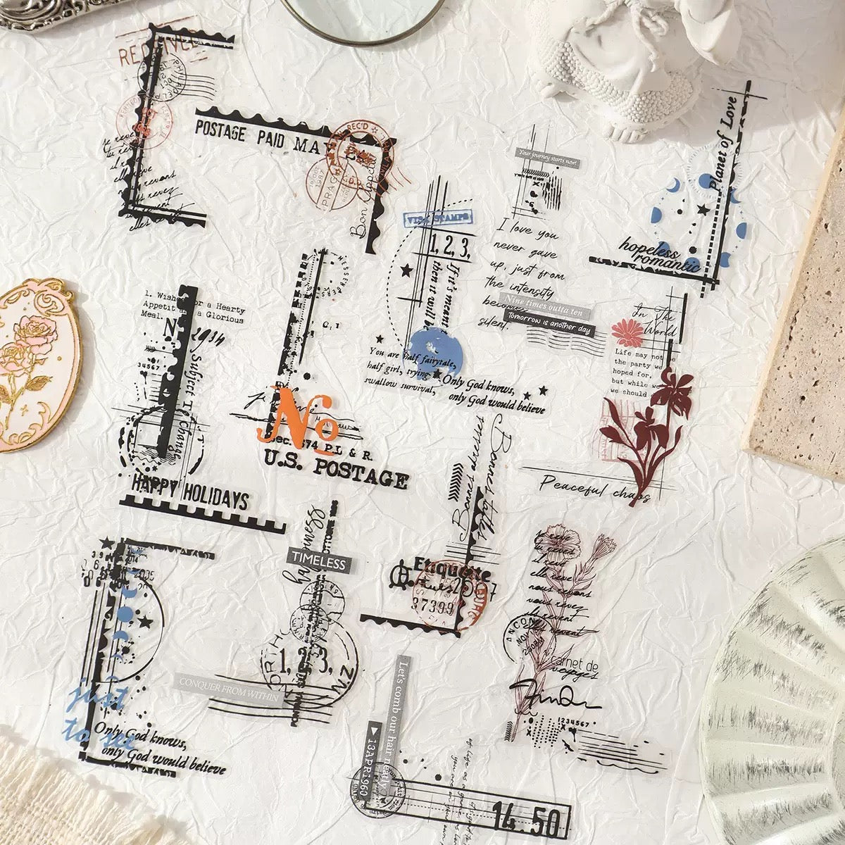 Floral Language Pet Quote Sticker