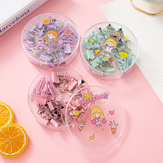 Kawaii Paper Clip Box