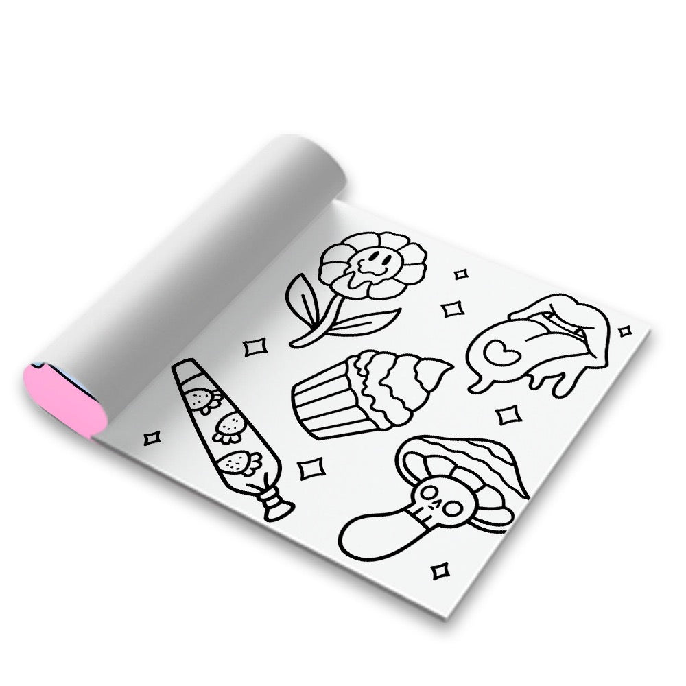 Trippy & Groovy Coloring Book