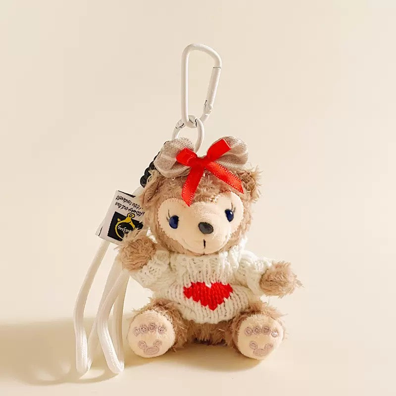 Tiny Monkey Plush Keychain