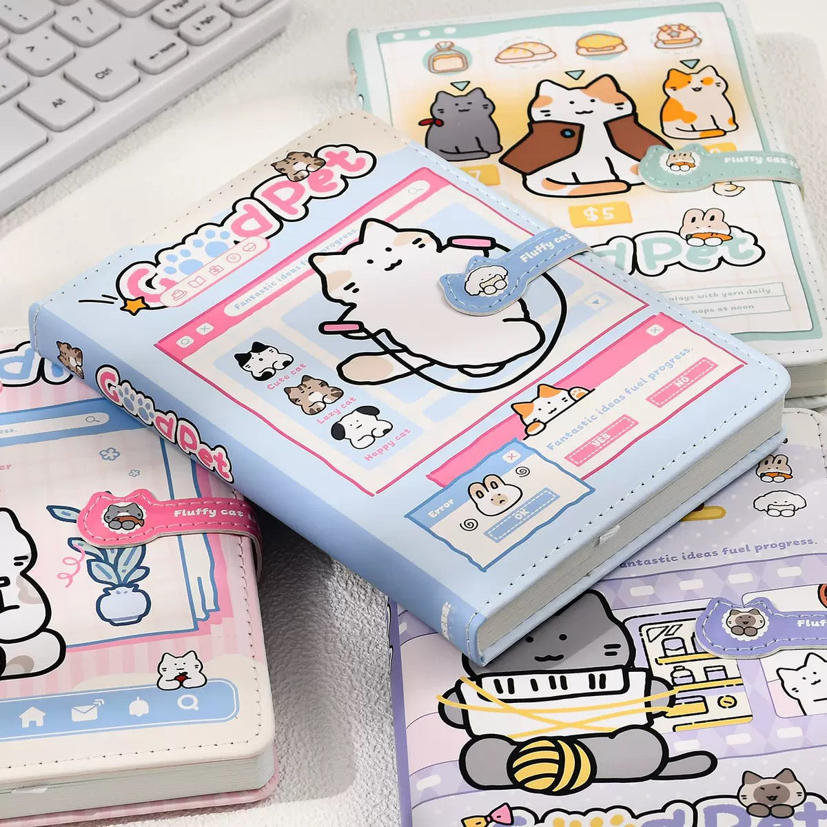 Kawaii Fluffy Cat Diary
