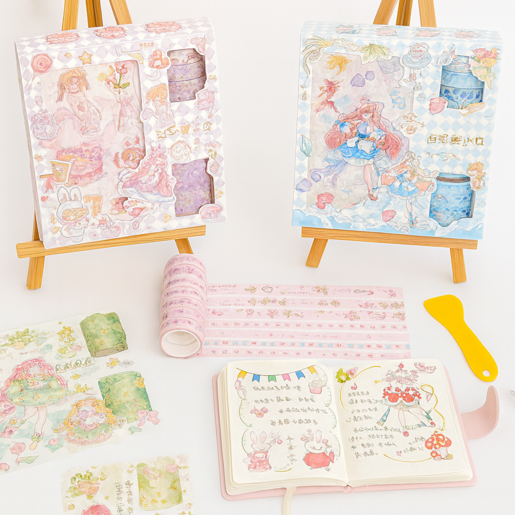 Kawaii Sticker and Washitape Box