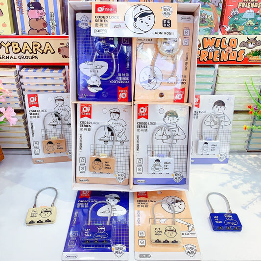 Kawaii Mesh Wire Password Mini Locks