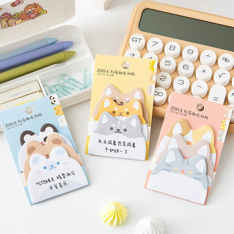 Cute Animal Sticky Note