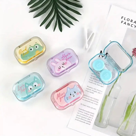 Contact Lens Case With Mirror