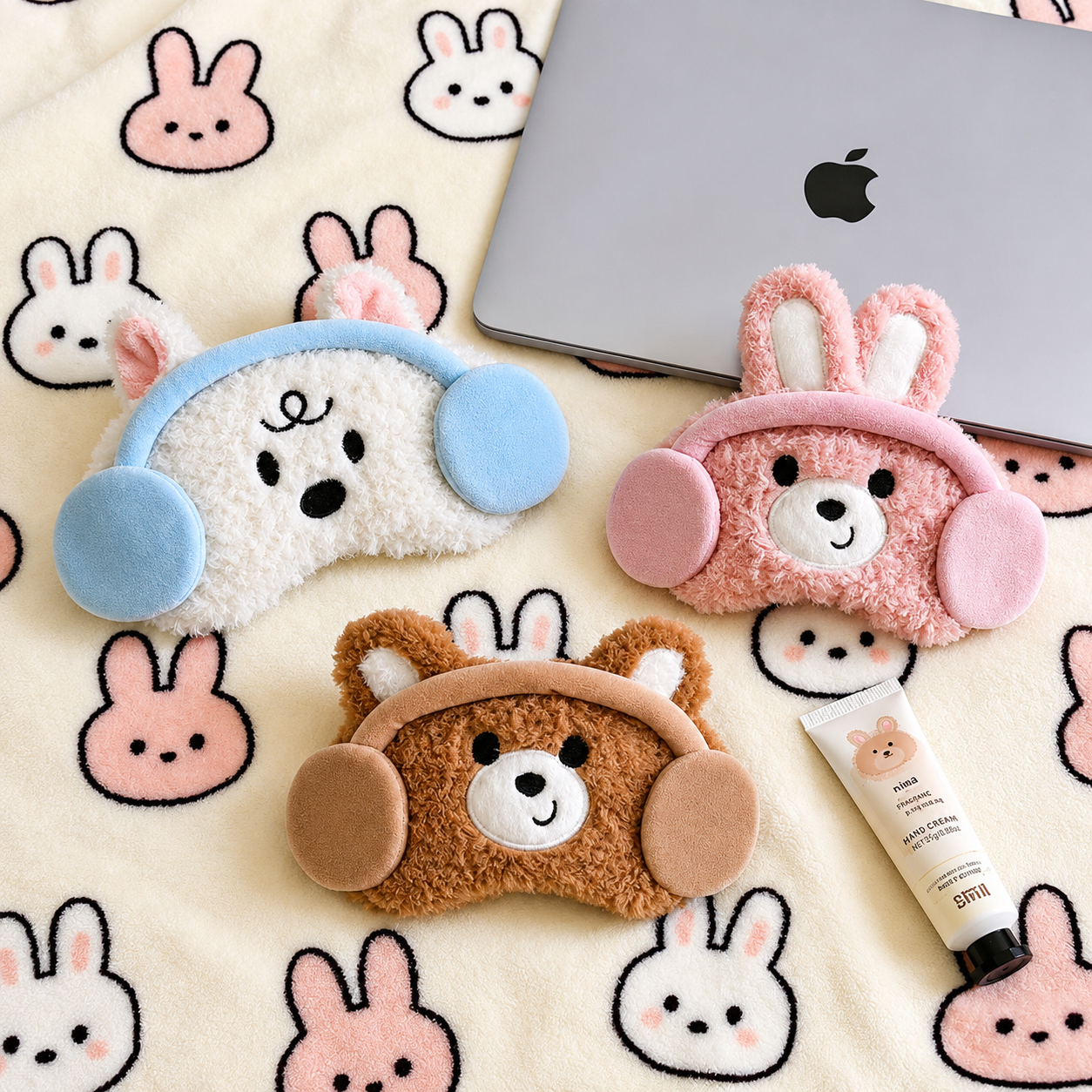 Kawaii Plush Eye Mask