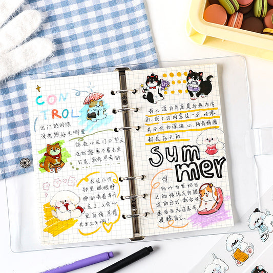 Cute Pet Washitape Roll Set 6 PCs