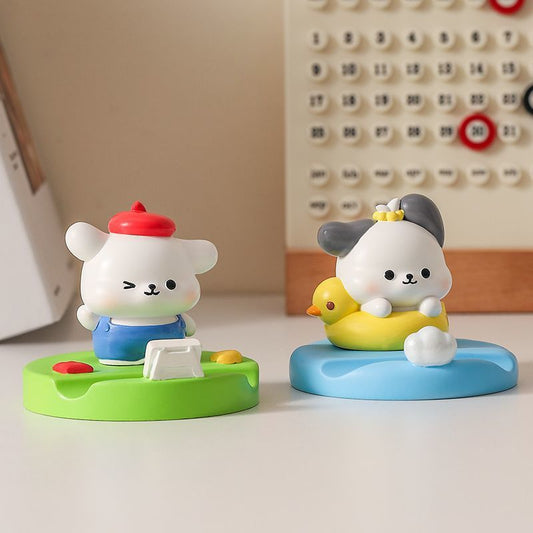 Kawaii Puppy Resin Phone Holder