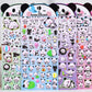 Panda Puffy Stickers