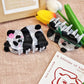 Premium Mini Panda Hair Clip
