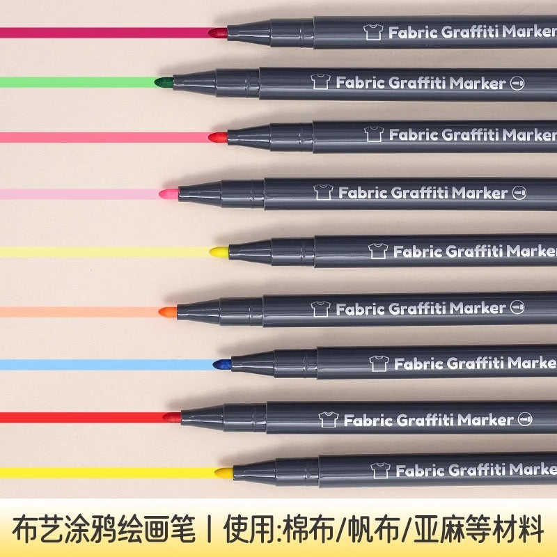 Fabric Graffiti Marker Set
