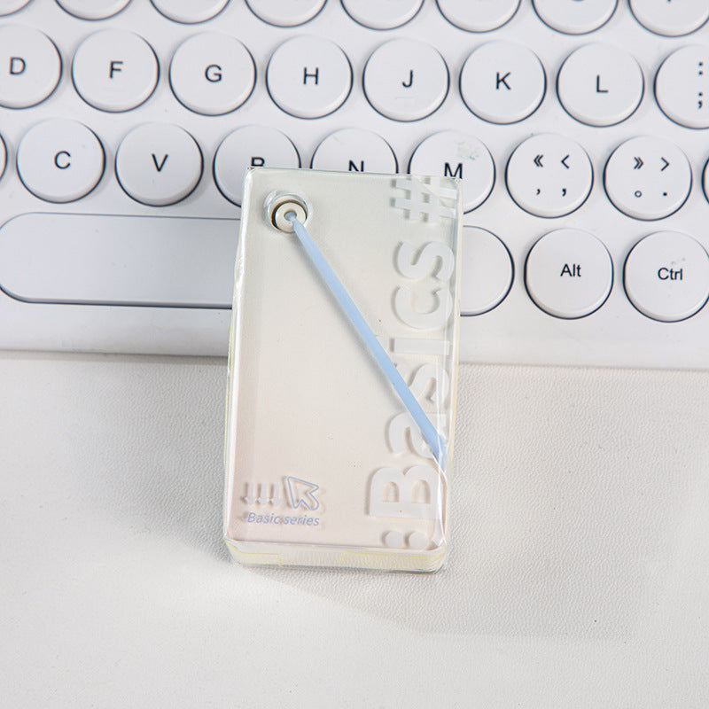 Mini Acrylic String Notebook