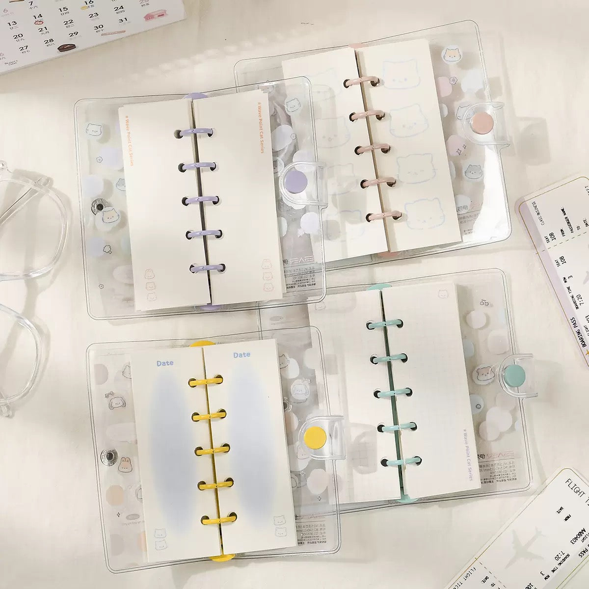 Kawaii Mini Binder Notebook