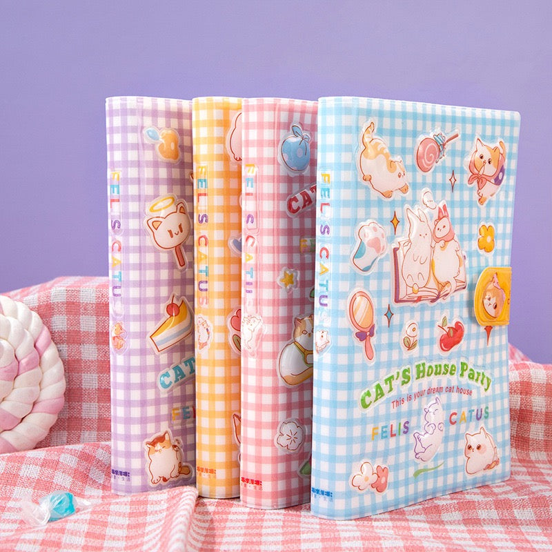 Kawaii Gingham Planner Diary